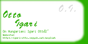 otto igari business card